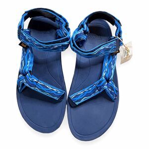 Teva Hurricane XLT2 Blue Patterned Strappy Sport Sandals Youth Size 7 Women's 9